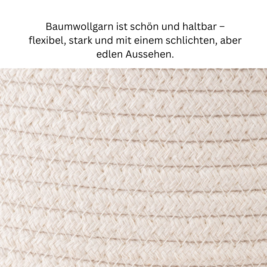 Sophie – Stilvoller geflochtener Handtuchkorb – Platzsparendes Design