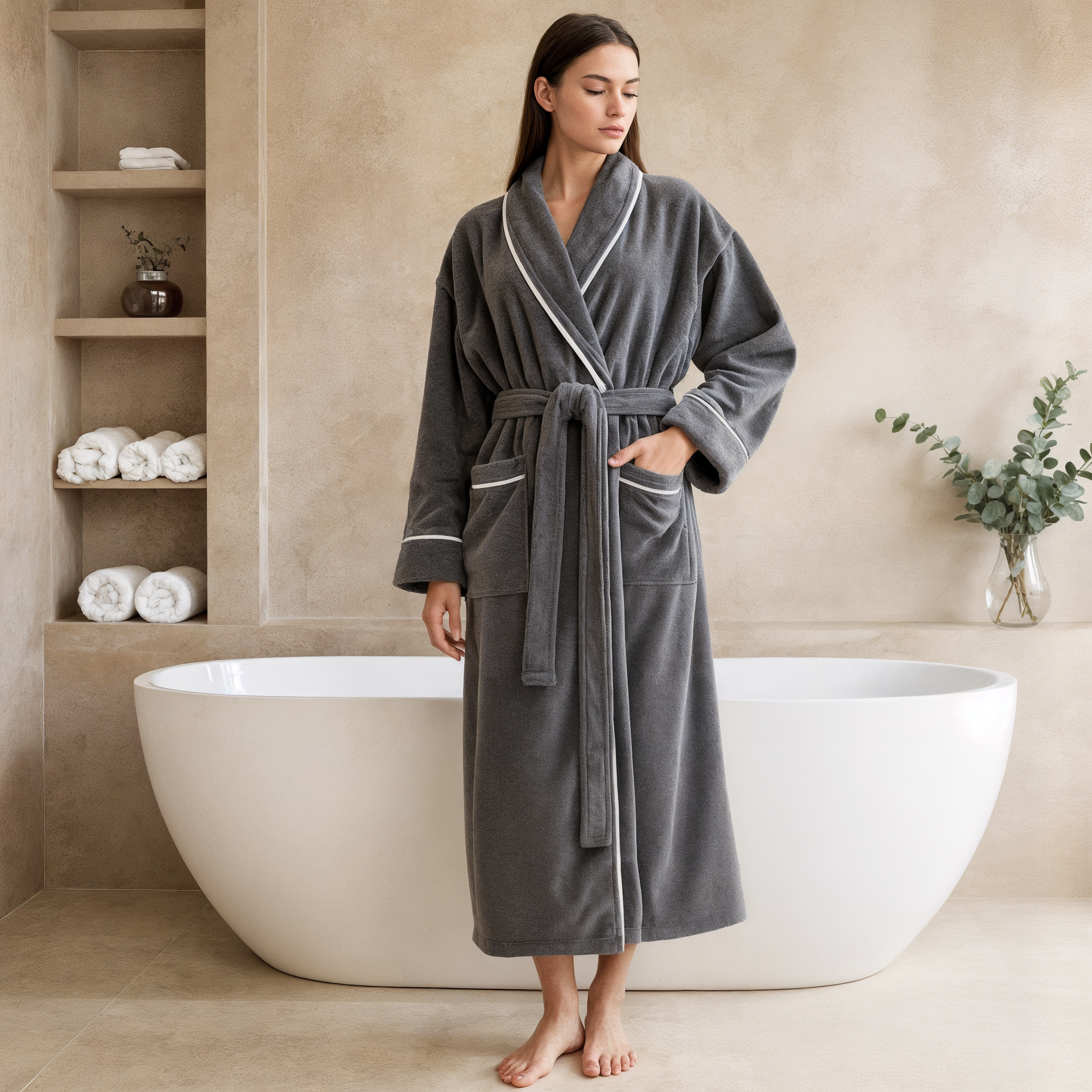 Ultra-flauschiger Serenity-Bademantel