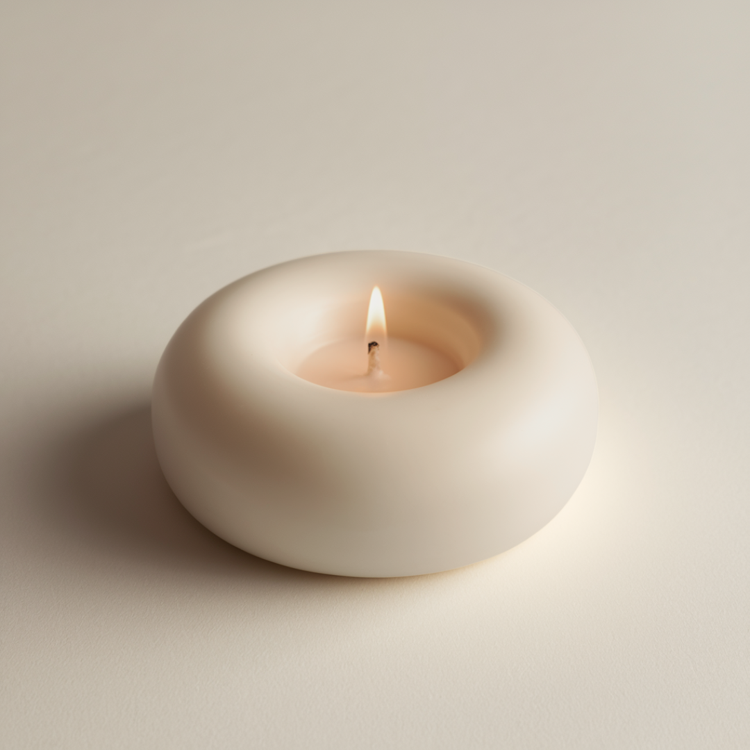 Sophie – Stilvolle Duftkerze in Donutform